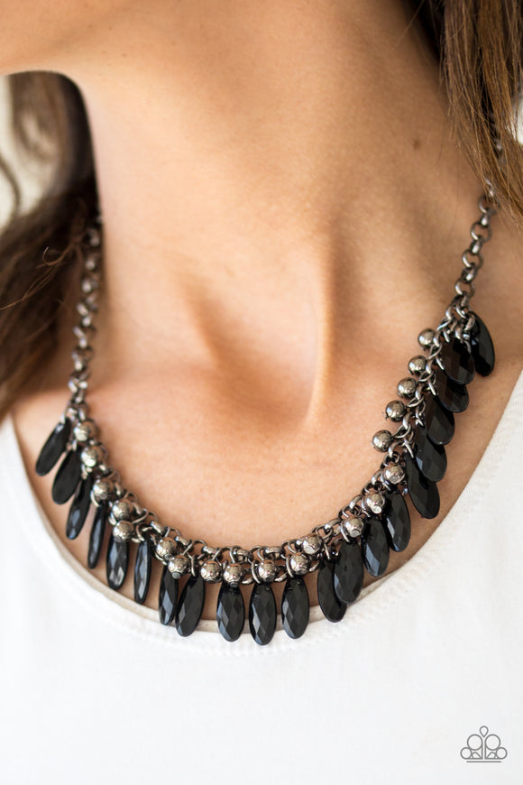 Jersey Shore - Black Necklace - Box 4 - Black