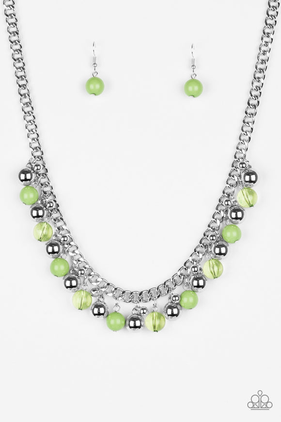 Keep A GLOW Profile - Blue Necklace