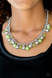 Keep A GLOW Profile - Blue Necklace