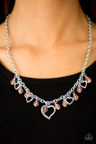 Keep Me In Your Heart - Orange Necklace - Box 1 - Orange
