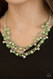 Mardi Gras Glamour - Green Necklace - Box 7 - Green