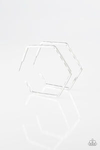 Metro Metric - Silver Hoop Earring