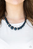 Party Pearls - Blue Necklace - Box 8 - Blue