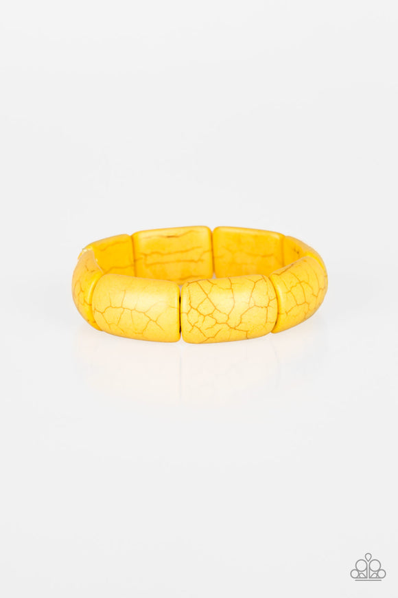 Peace Out - Yellow Bracelet