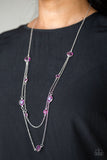 Raise Your Glass - Purple Necklace - Box 2 - Purple