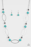 Simple Stonework - Blue Necklace