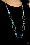 Simple Stonework - Blue Necklace
