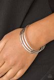 Street  Sleek - Silver Cuff Bracelet - Bangle Silver Box