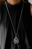 TEARDROP-Dead Gorgeous - Silver Necklace - Box 2 - Silver