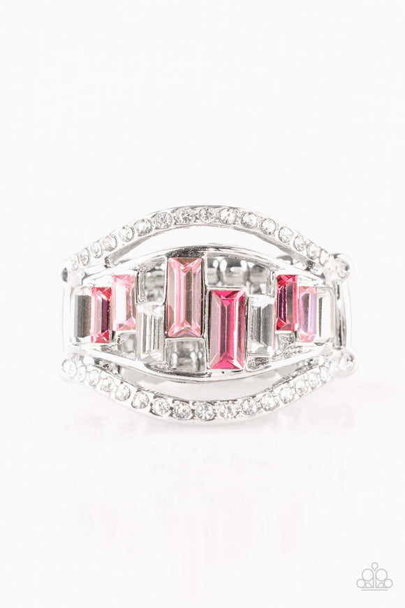 Treasure Chest Charm - Pink Ring - Box 9
