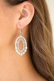 Trophy Shimmer - White Earring