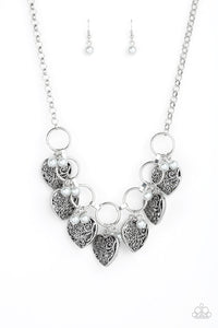 Very Valentine - Silver Necklace - Box 12 - Silver