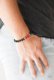 Wisdom - Red Stretch Bracelet