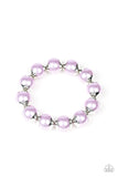 One Woman Show-STOPPER - Purple Stretch Bracelet