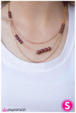 Backwoods Explorer - Red/Marsala Necklace - Box 1 - Red