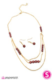 Backwoods Explorer - Red/Marsala Necklace - Box 1 - Red