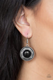 Natural-Born Nomad - Black Earring