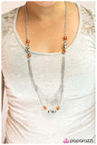 All Dolled Up - Orange Necklace - Box 6 - Orange