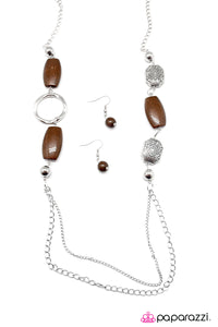 Right On Time - Brown Necklace - Box 3 - Brown