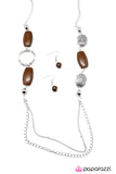 Right On Time - Brown Necklace - Box 3 - Brown