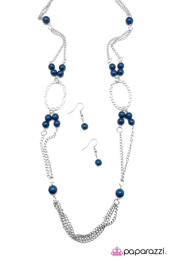 One Step At A Time - Blue Necklace - Box 4 - Blue