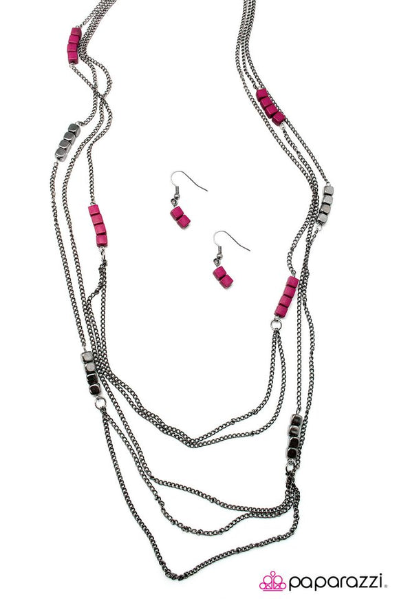 Chain Of Fools - Pink Necklace - Box 8 - Pink