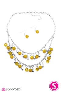 Stop, Drop, and Roll - Yellow Necklace - Box 3 - Yellow