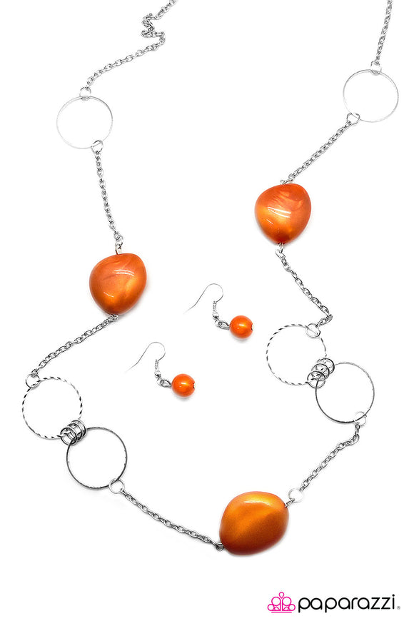 Innocent And Illustrious - Orange Necklace - Box 6 - Orange