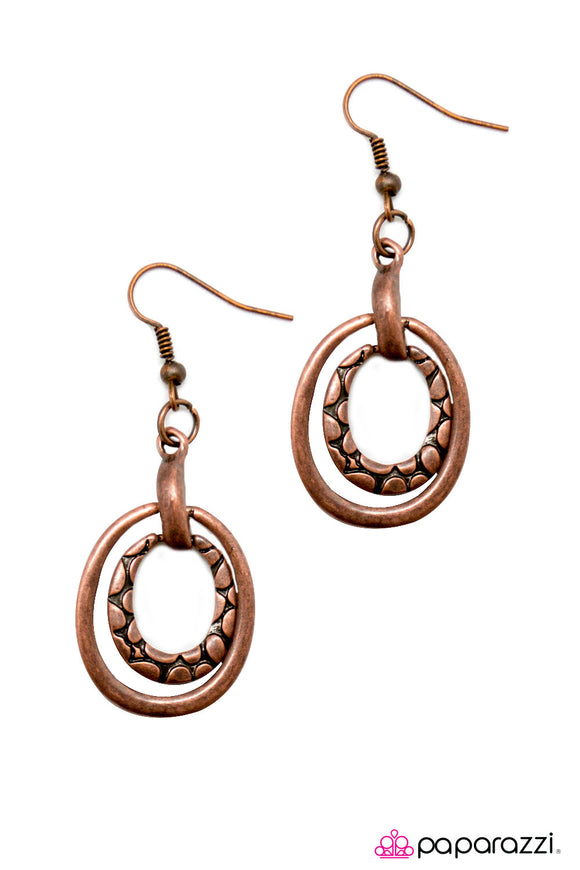 Hog Wild - Copper Earring