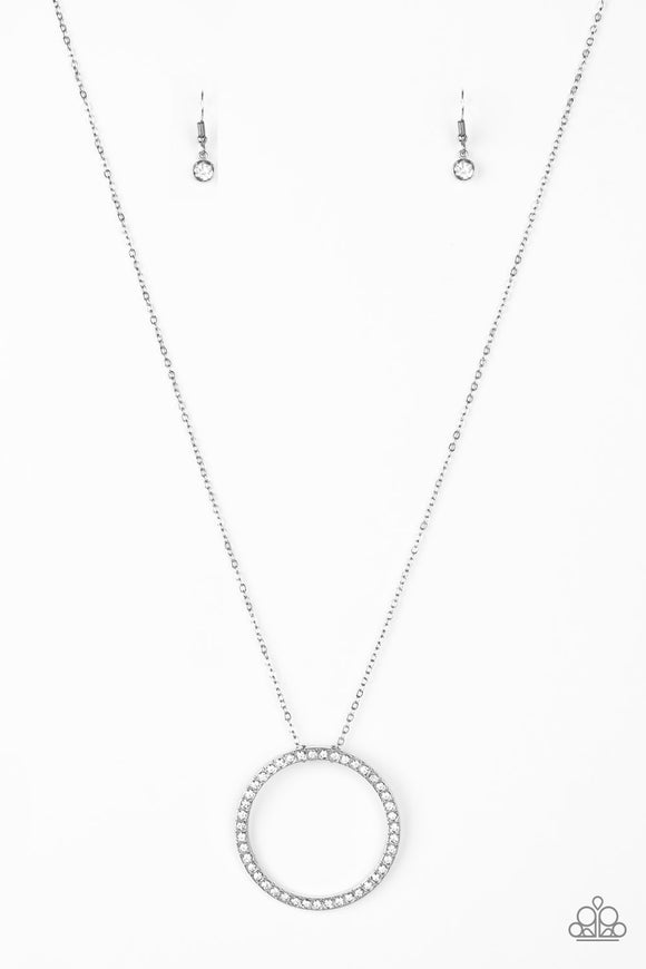Center Of Attention - White Necklace - Box 10 - White
