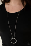 Center Of Attention - White Necklace - Box 10 - White