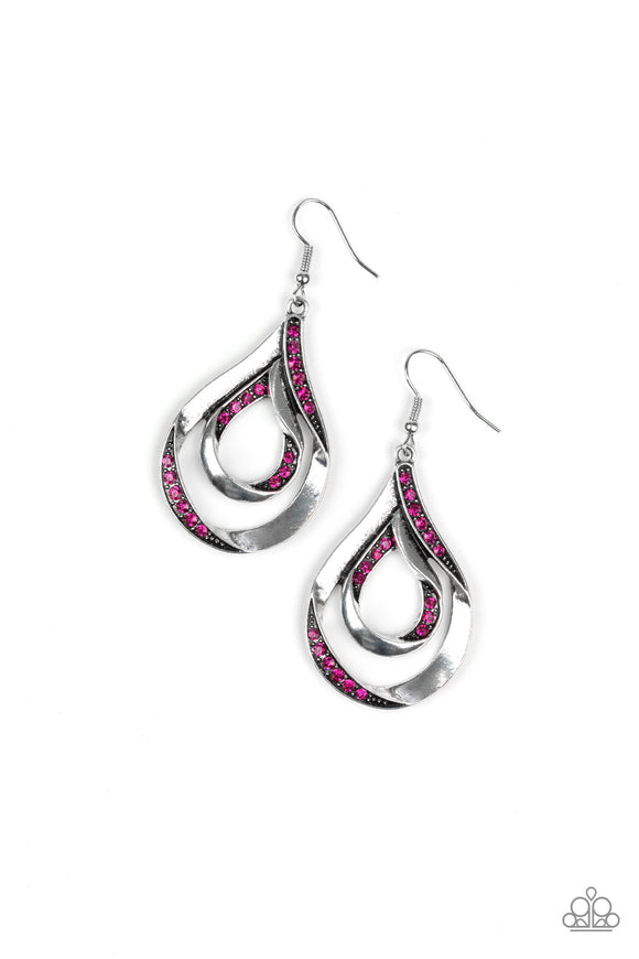 Flavor Of The Fleekl - Pink Earrings - Box PinkE5