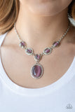 Metro Medallion - Purple Necklace - Box 4 - Purple