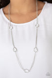 Teardrop Timelessness - White Necklace - Box 9 - White