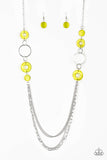 Tropical Sunsets - Green Necklace