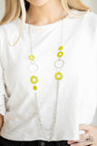 Tropical Sunsets - Green Necklace