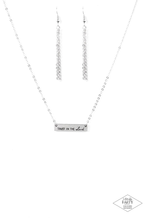Trust In The Lord - Silver Necklace - Box 20 - Silver