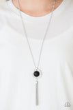 Always Front And Center - Black Necklace - Box 6 - Black