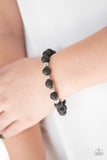 Down To Earth - Black Stretch Bracelet