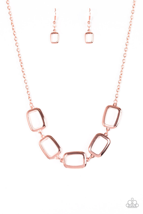 Gorgeously Geometric - Copper Necklace - Box 2 - Copper