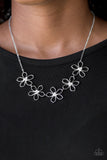 Hoppin' Hibiscus - White Necklace - Box 2 - White