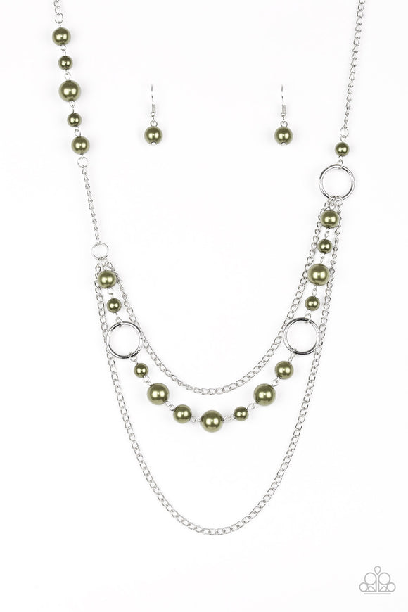 Party Dress Princess - Green Necklace - Box 7 - Green