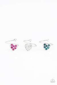 Starlet Shimmer - Open Heart Rhinestone Ring