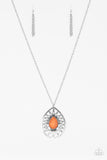 Summer Sunbeam - Orange Necklace - Box 5 - Orange