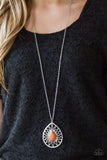 Summer Sunbeam - Orange Necklace - Box 5 - Orange