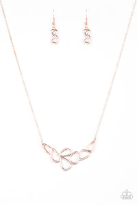 Vertigo -  Rose Gold Necklace