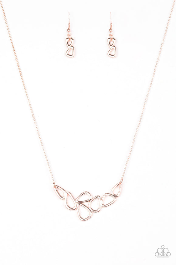 Vertigo -  Rose Gold Necklace