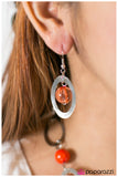 Leisurely Luminous - Orange Necklace - Box 5 - Orange