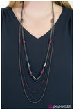 Fashion Forward - Purple Necklace - Box 5 - Purple