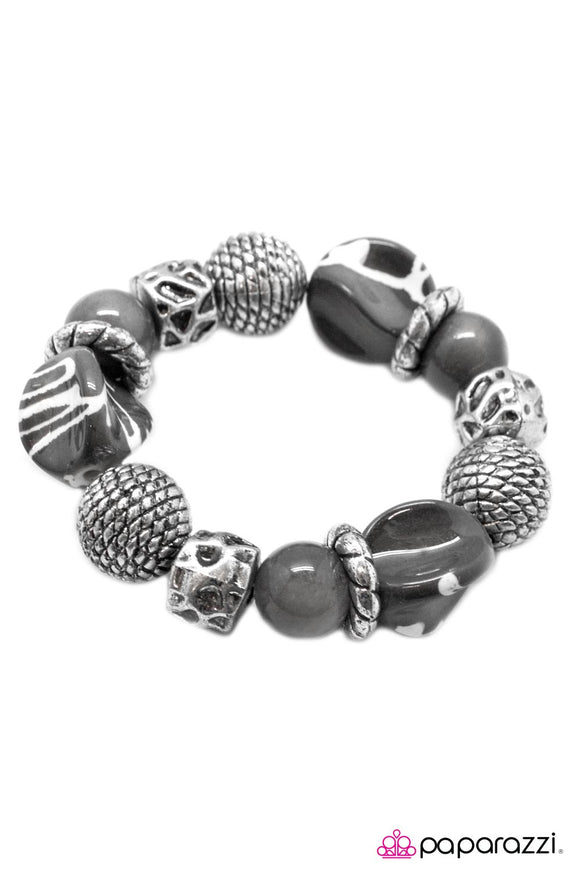 Divinely Deco - Silver Bracelet - Stretch Silver Box
